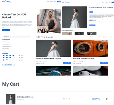 E-COMMERCE PLATFORM (NXTTRENDZ)